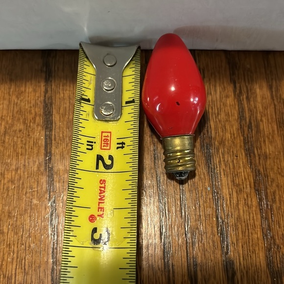 Christmas Bulbs C9 7W 120V Replacement Lights Red, White, Orange - Picture 3 of 5
